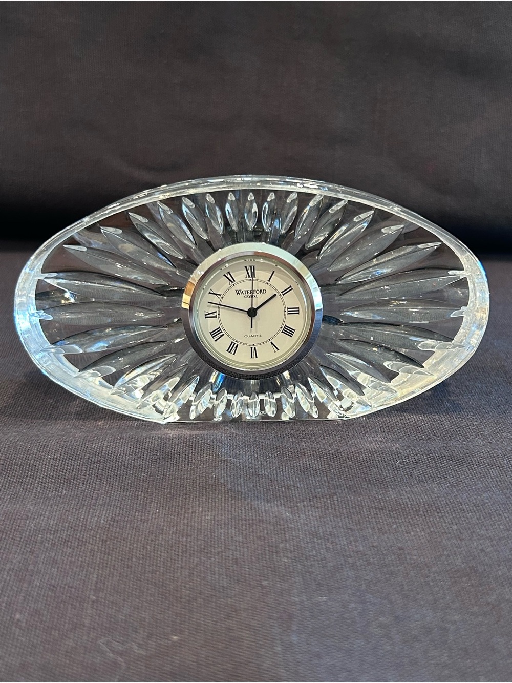 Waterford Crystal Sunburst Clock